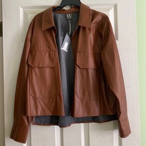 Brown Button Jacket NEVER WORN